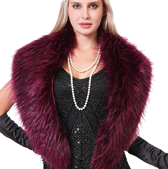 Soul Young Faux Fur Collar Women's Neck Warmer Sca - Picture 1 of 6